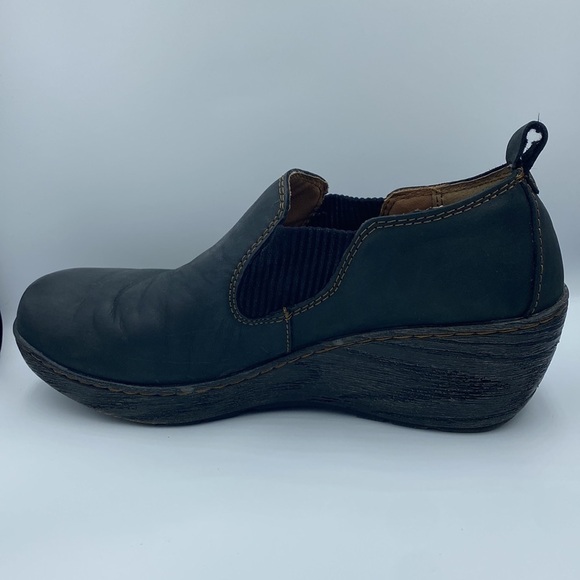 B.o.c. Born Concept Stefana Black Leather Slip-on Women Size 8.5 - Picture 8 of 16